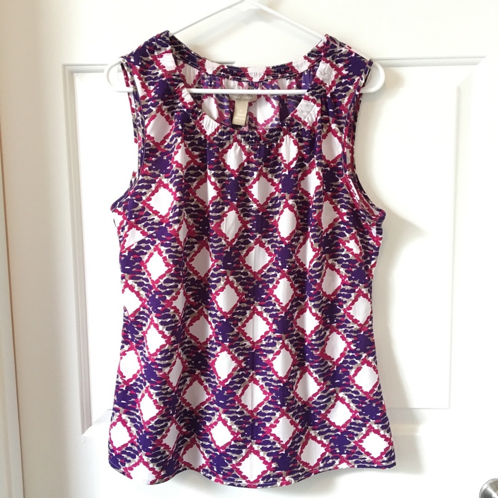 Banana Republic | Diamond pattern sleeveless top
